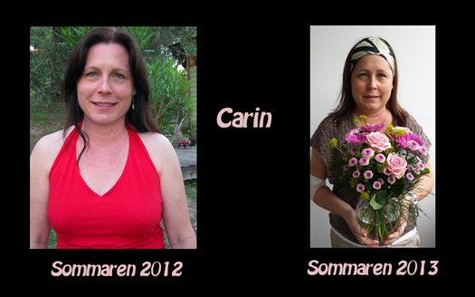 Carin sommaren 2012 och 2013